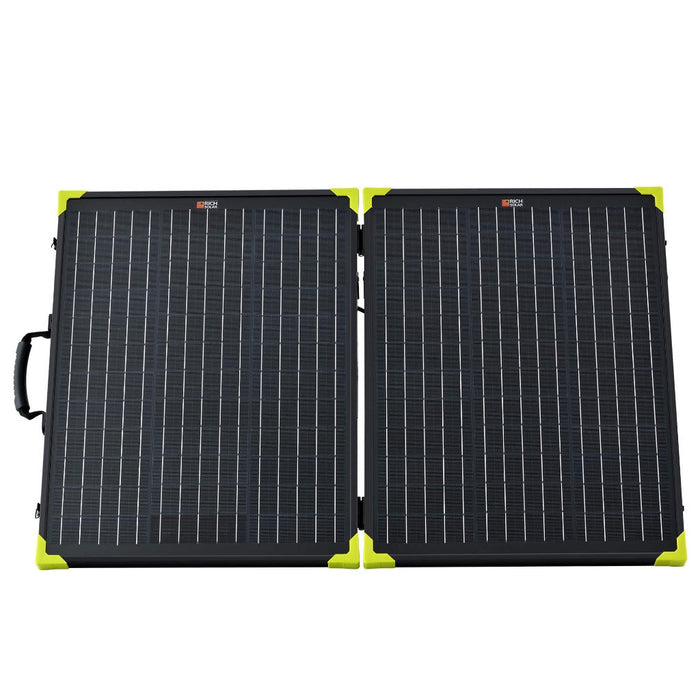 Rich Solar MEGA 100 Watt Portable Solar Panel Briefcase | Best 12V Panel for Solar Generators and Portable Power Stations | 25-Year Output Warranty