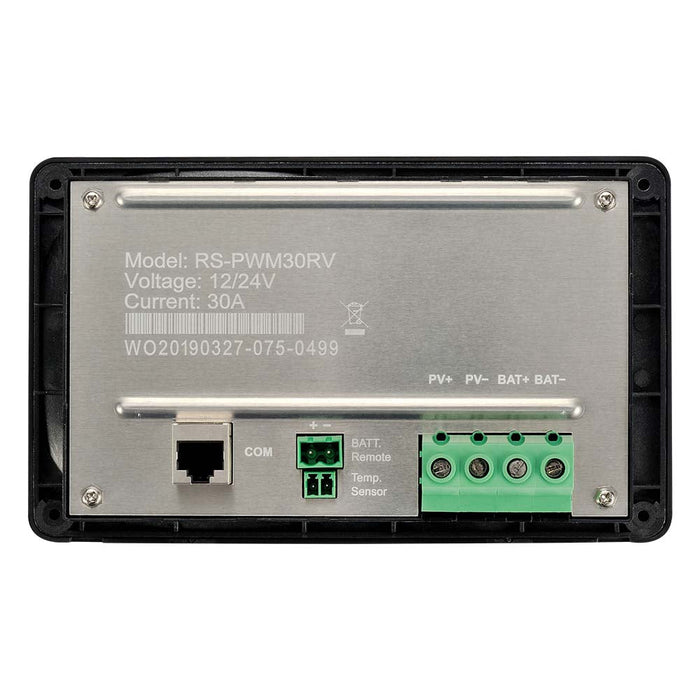 Rich Solar 30 Amp Solar Charge Controller Flush Mount