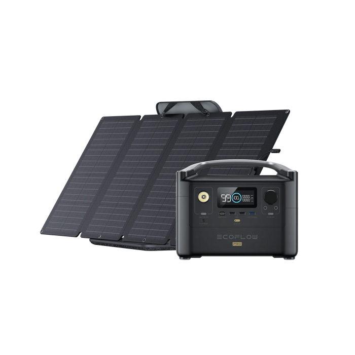 EcoFlow RIVER Pro + 1x 160W Solar Panel