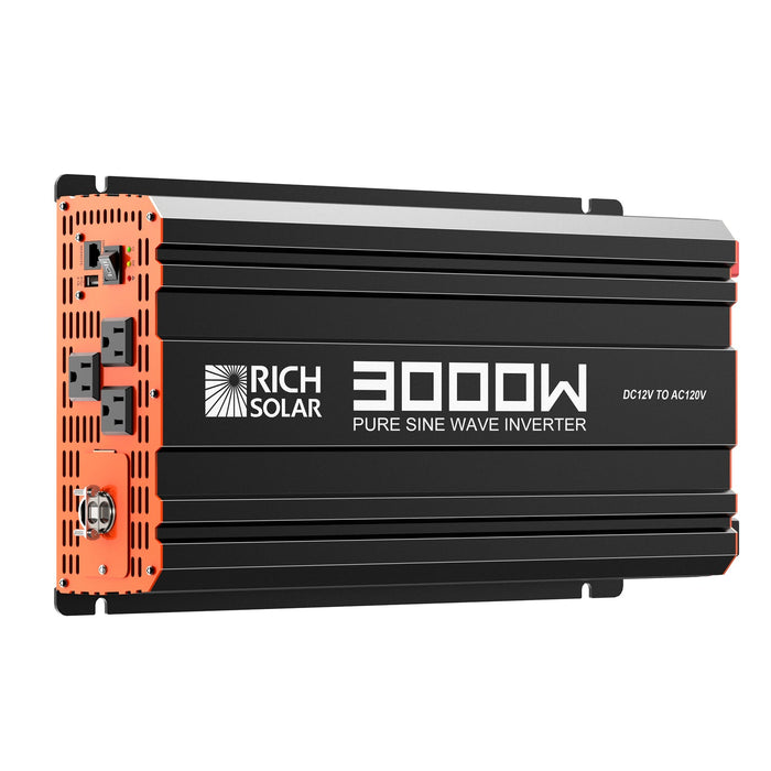 Rich Solar 3000 Watt 12 Volt Industrial Pure Sine Wave Inverter