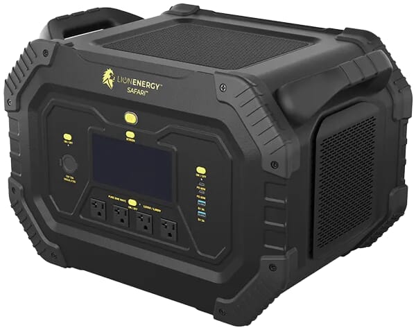 Safari - Power Generator (3,000W, 1,612Wh, LifePO4)-LION ENERGY