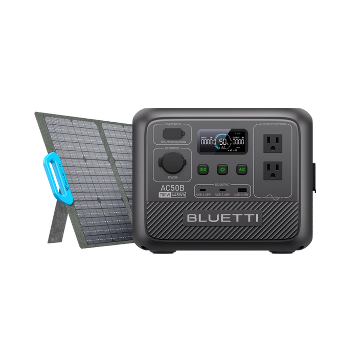 BLUETTI AC50B Portable Power Station | 700W 448Wh