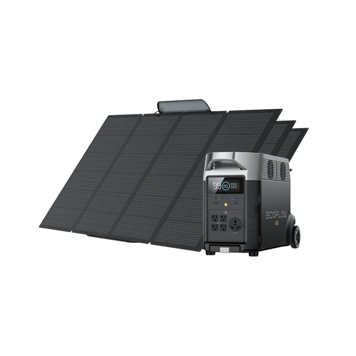 EcoFlow DELTA Pro + 3*400W Solar Panel