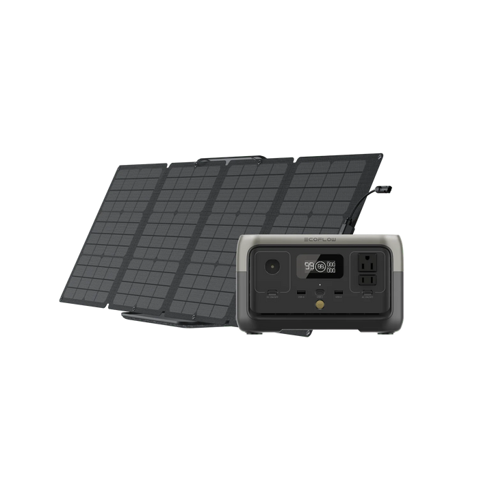 EcoFlow RIVER 2 Pro + 1*110W Portable Solar Panel